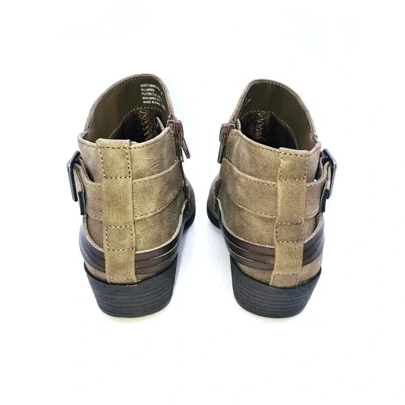 Madden Girl Barty Size Zipper Ankle Boots -Stone Pari, Size US 5M - Picture 5 of 10